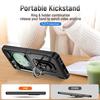 For Samsung Galaxy Z Flip7 FE 5G/Z Flip6 5G Case Military Grade Ring Kickstand PC + TPU Phone Cover