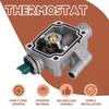 AC14 Thermostat Assembly Engine Coolant Thermostat 1336.Z0 1336Z0 for Peugeot Partner 206/207/307/308/1007 Citroen C2 C3 C4 Fuel Injectors 6