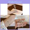Retro Französisch Inspiriertes Geometrisches Zirkon Perlenarmband Für Damen Geschenk Saisonal