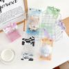 New Transparent Data Cable Storage Bag Dustproof PVC Dolls Storage Pouch Gift Colorful Dolls Outdoor Bag for 13cm Dolls