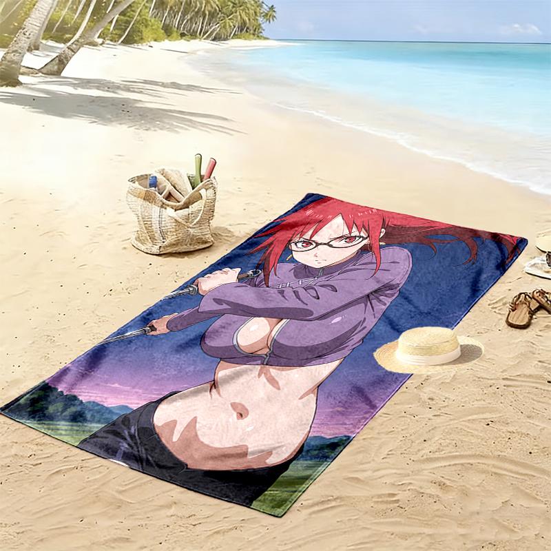 1pc naruto Beach Towel, Soft Beach Towel Suitable for Beach Swimming, Outdoor Camping and Traveling