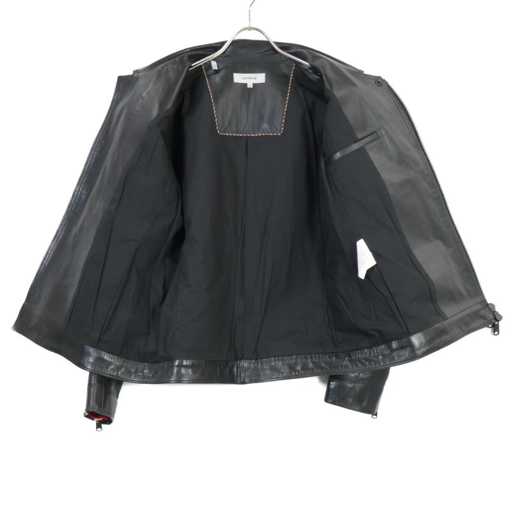 Nonnative TNP-NN-J-6003 Rindsleder Riderjacke Jacke 1 schwarzGebraucht