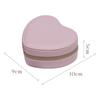 Heart-Shaped Leather Jewelry Box: Elegant, Portable, and Exclusive Earring Storage
