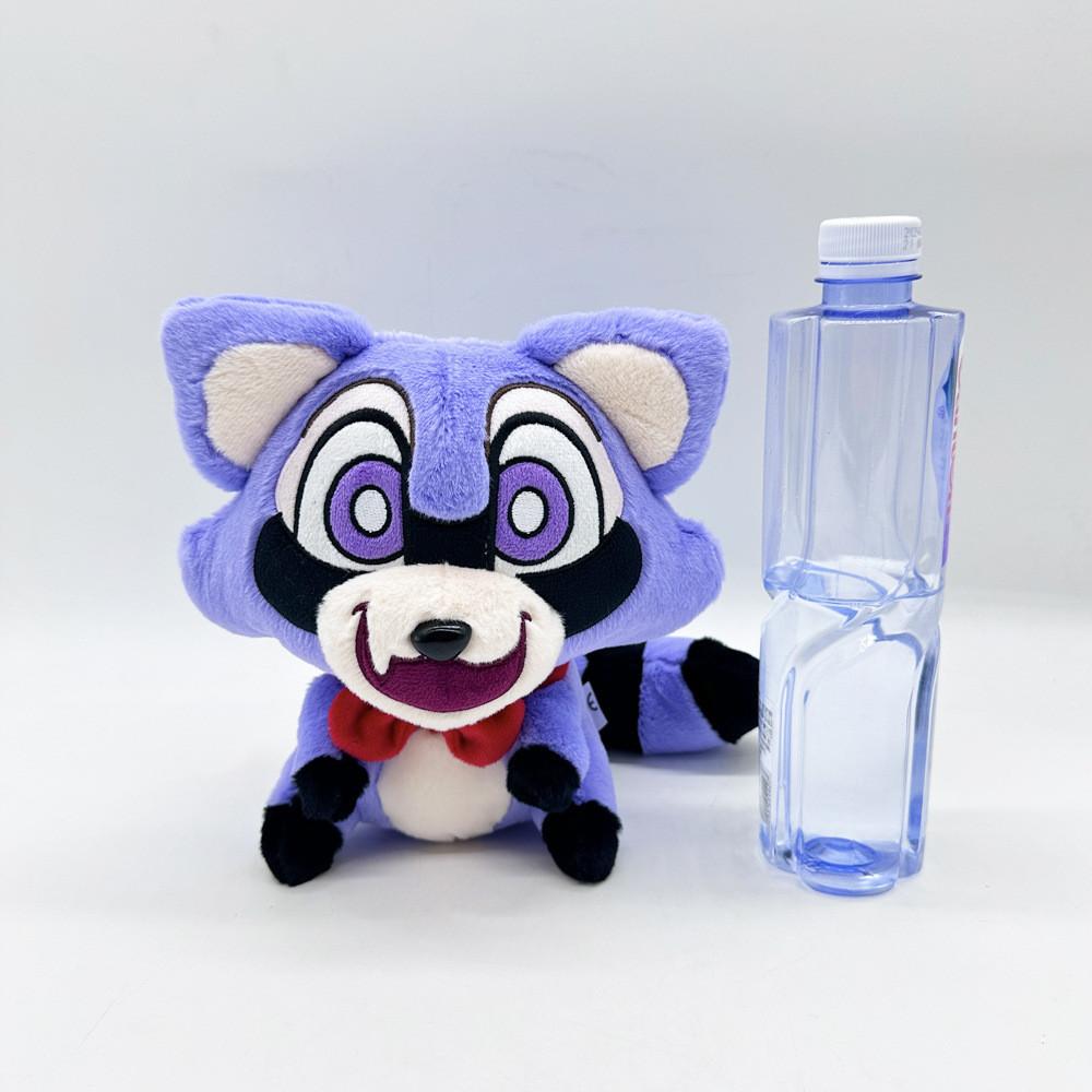 Adorable Indigo Park Plush Purple Raccoon With Soft Short Plush Material