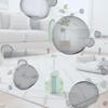 Leaky Food Container with Food Dispenser Cat Training Puzzle Toy High-Bounce Food Dispensing Tumbler Toy Treat Ball for Kitten