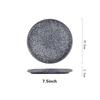 Steak plate plate Household creative black sushi Commercial Japanese food Dim sum flat plate breakfast dishes and plates sets