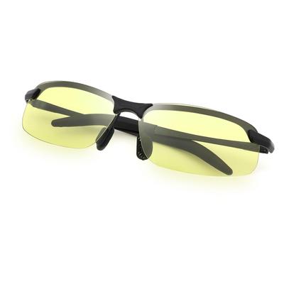 [FEISEDY] Photochromic Polarized Sunglasses for Men, Metal Frame, UV Protection, Lightweight, for Golf, Sports, and Driving, B1067