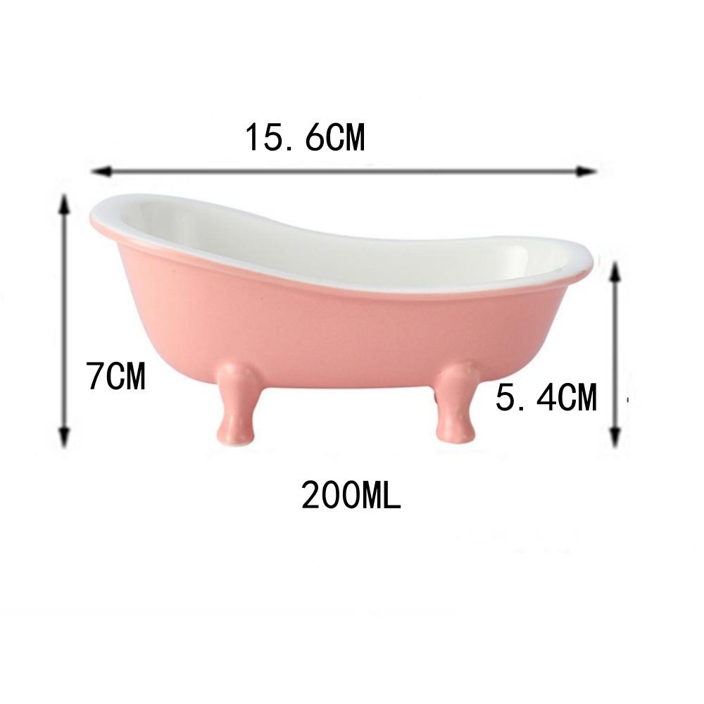 Ceramic Mini Bathtub Bowl for Ice Cream Dessert Porcelain Mixing Bowl Seasoning Dish Tiki Cocktail  Cups