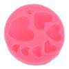 8 Holes Heart Shaper Silicone Moulding Tool for Fondant Cake Chocolate Decoration Crafts Making