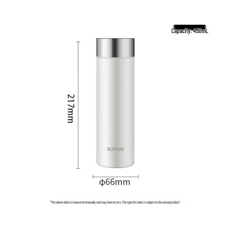 SUPOR Pure Titanium Insulated Tea & Water Bottle