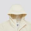 Salomon Brilliant Snow Series Hooded Windproof Waterproof Comfortable Jacket Women jackets Gardenia-White C23339