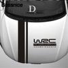 Fashion WRC Stripe Car Covers Vinyl Racing Sports Decal Head Car Sticker Wrap Vinyl Stickers For Car Head Decoration For Ford VW