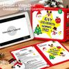 8015/8010 6Pcs Christmas Ocean Animal Felt Craft Kit Kids Sewing Set DIY Ornament Craft Supplies Educational Gift