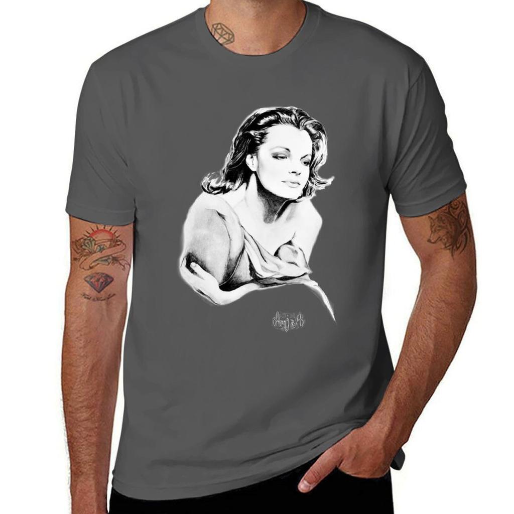Romy Schneider Tshirt Work Duty Casual Tshirt
