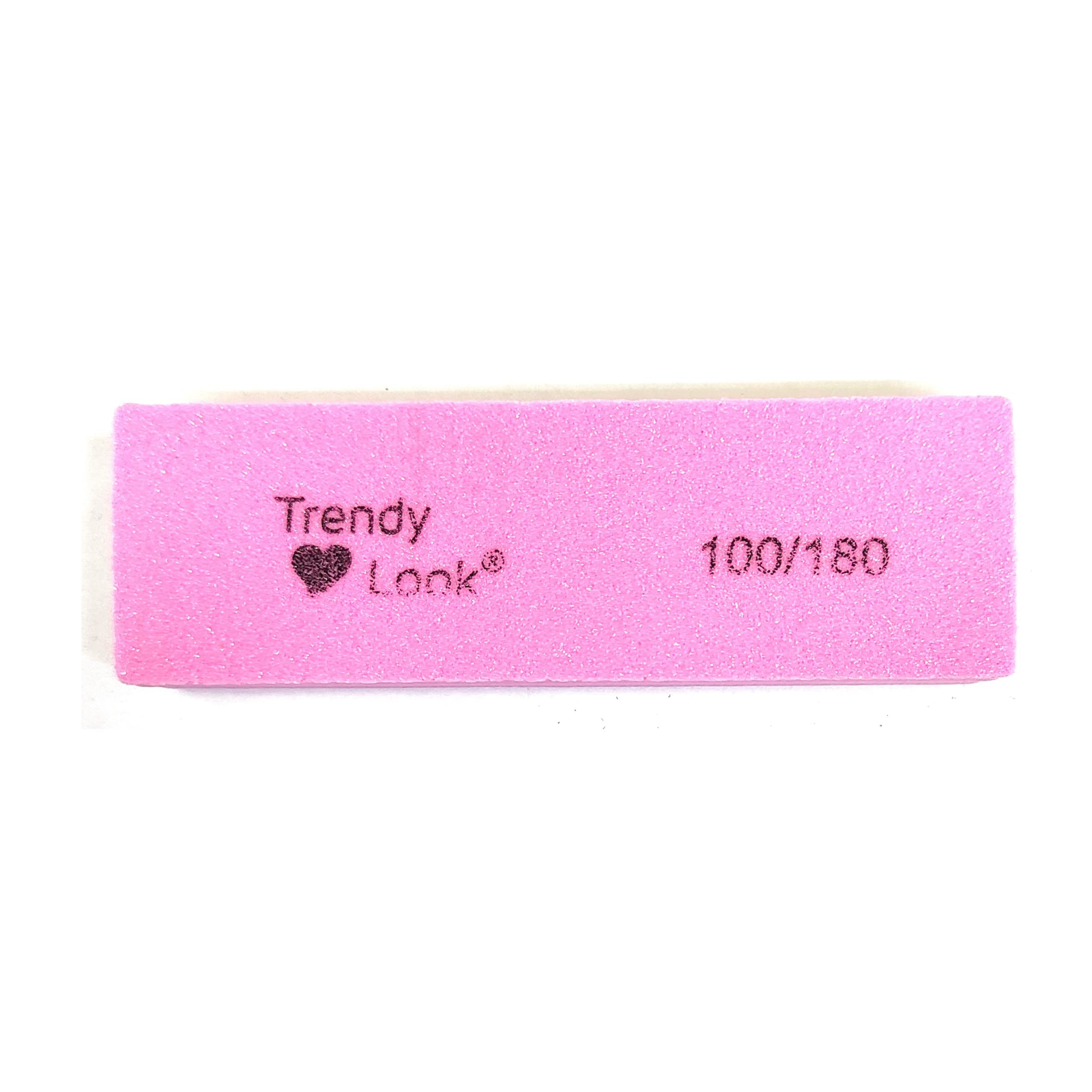 Trendy Look Two Way Nail Shine Buffer - Smooth & Shine Nail Polisher for Natural Gloss Finish | Easy Nail Care at Home