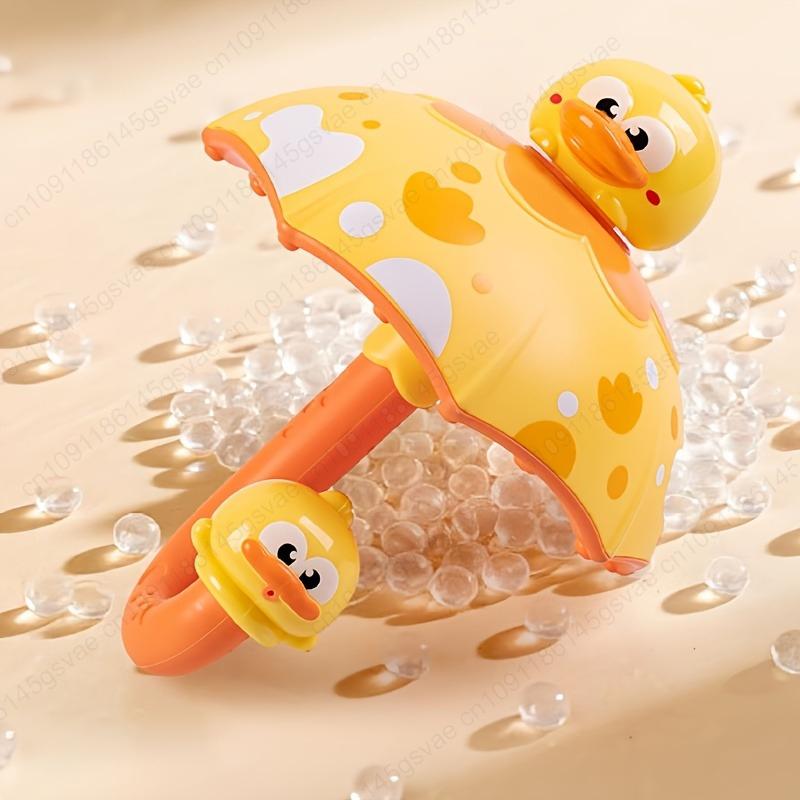 Kids Duck Umbrella Shower Children's Water Spray Bath Toy Spinning Fun Parent-Child Interactive Bath Toys