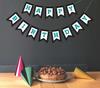 Inkdotpot Birthday Party Decorations Happy Birthday Party Garland Baby Boy Or Girl Car Gender Neutral Pennant Banner