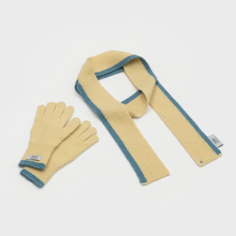RECLOW FROZEN MUFFLER GLOVE SET LEMON