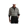 Polo Ralph Lauren Plaid Polo Collar Small Pony Embroidered Shirt Men shirts 710P00517-002
