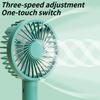 3-in-1 Portable Multi-Purpose USB Desk Fan - Rechargeable Handheld for Office, Home, Dorm & Outdoor Activities