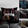 PPantera Band Cushion Cover Pillow Case Antidustmite Invisible Zipper Silky Plush Cushion