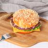 Simulation Hamburger Model Fake Bread Food Photography Props Store Cabinet Decoration Sample Artificial Kitchen Hamburger