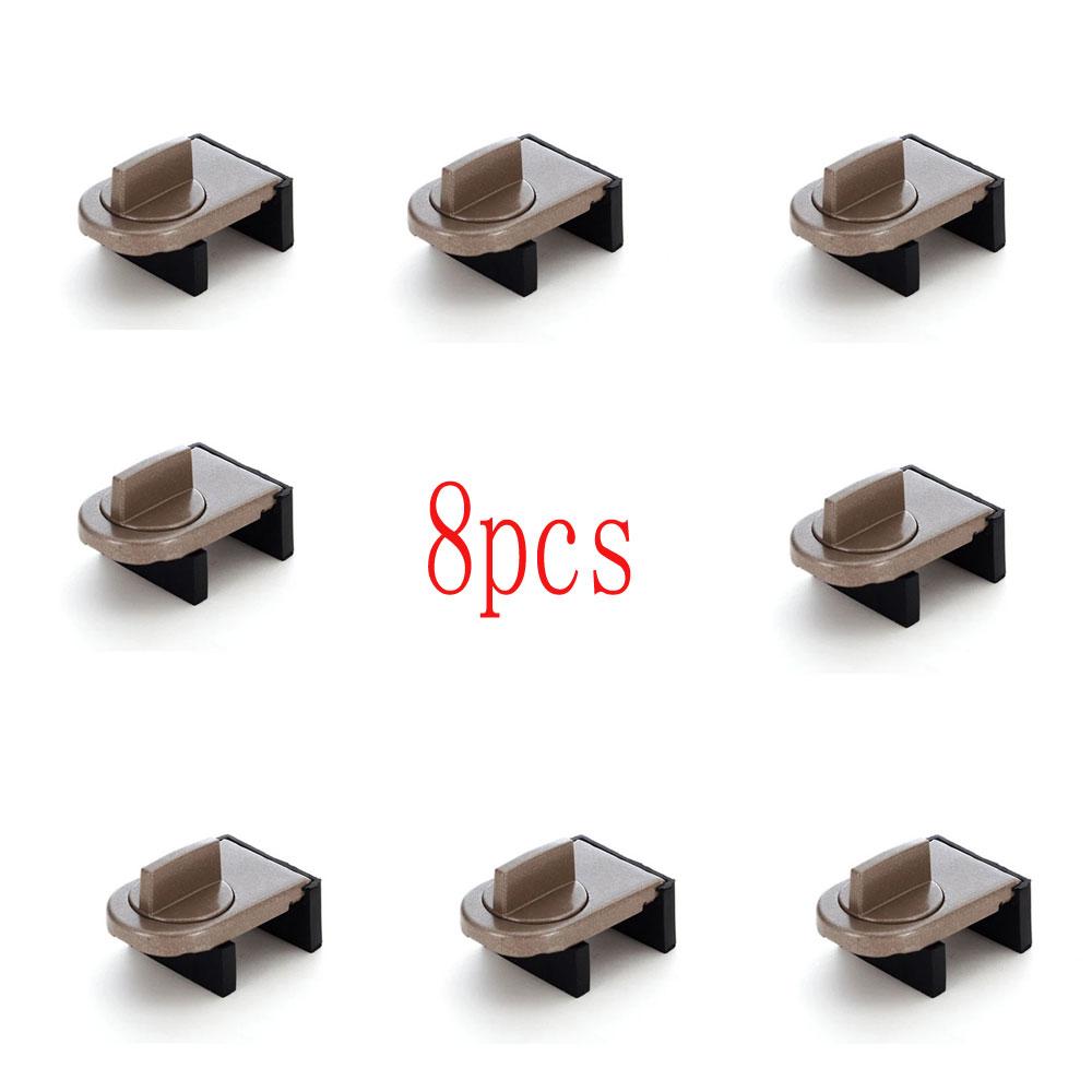 Aluminum Alloy Sliding Door And Window Panel Safety Lock Adjustable Security Door Locks Anti-theft Protection Lock Household Safety Latches