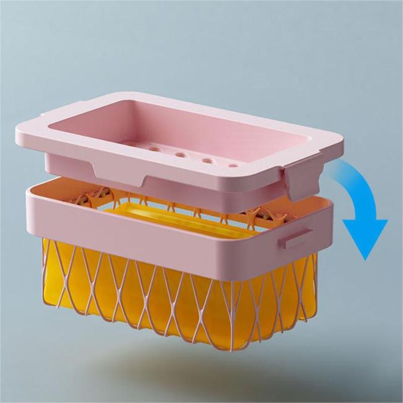 High Elasticity Mesh Soap Foaming Box Multi-Purpose Soap Holder Lather Bubble Box Draining Dish Container Bathroom Accessories