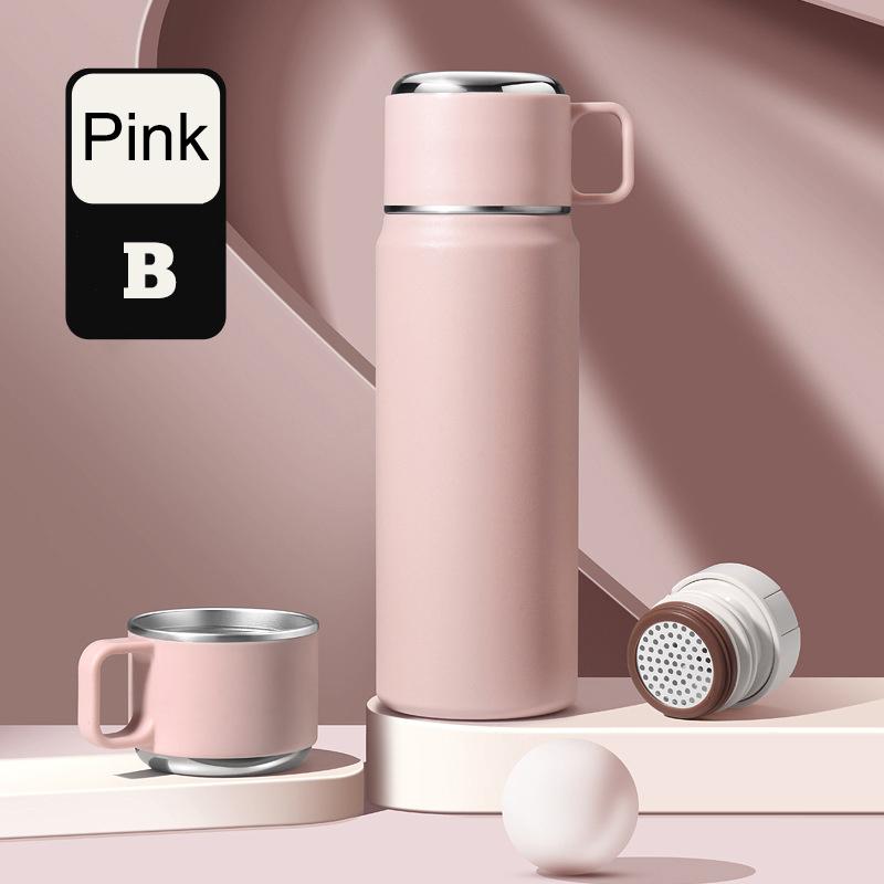 Insulated Cup Water Cup 316 Stainless Steel Insulated Bottle Bullet Head Outdoor Double-Layer Water Cup Thermos