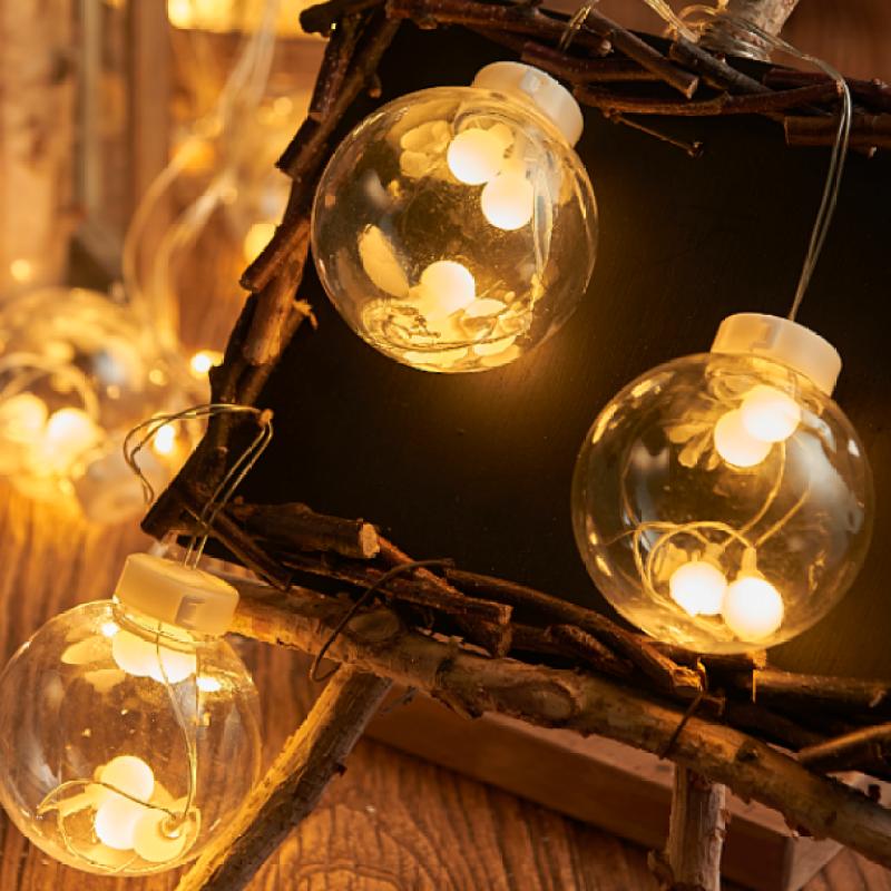 Christmas Decoration LED Birthday Gift Wishing Ball Light String Creative Modeling Light Photography Room Decoration Light String