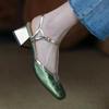 Dámské boty Luxusní sandály na vysokém podpatku Designové dámské lodičky Letní sandály na silném podpatku Vysoké podpatky Dámské boty Zapatos De Mujer