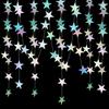 4M Pack Eid Mubarak Festive Golden Paper Stars Glittering Ramadan Party Decorations No Feathers No Electricity Required