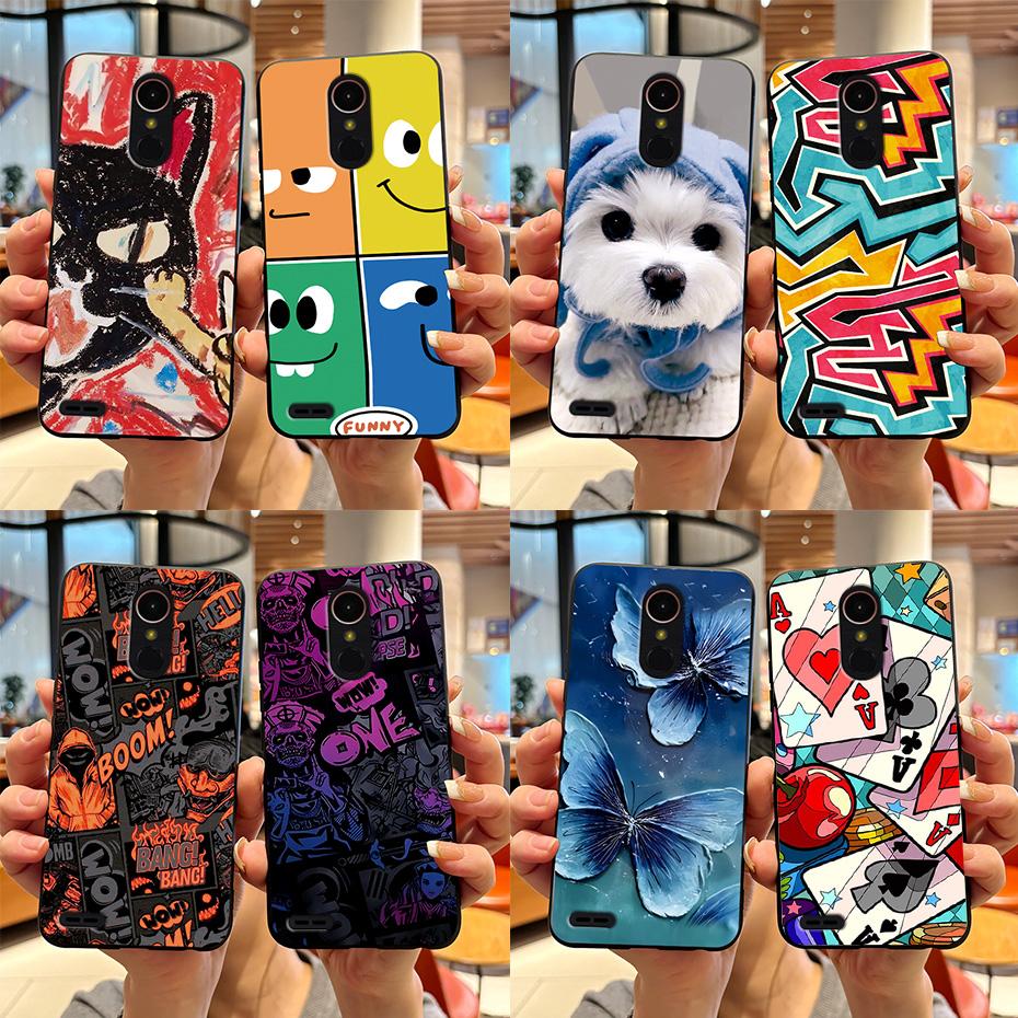 Case For LG K10 2017 X400 M250N /K20 Plus 5.3" Stylish Pattern Silicone Soft Phone Back Cover For LG K10 2017 Cases Bumper Coque