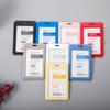 1pc Staff Meeting Work Card Set Student Badge Bus Card Set Single-sided Transparent Student ID Employee Work Card