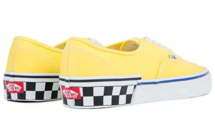 Authentic Vans 'Check Block - Blazing Yellow' VN0A38EMVJS