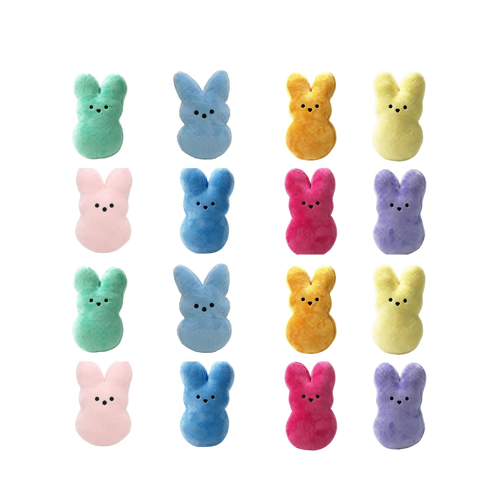 Cute Bunny Plush Toys, Easter Basket Stuffers Toys For Kids, Bunny Stuffed Animals, Easter Party Favors Gift For Girls Boys One Size