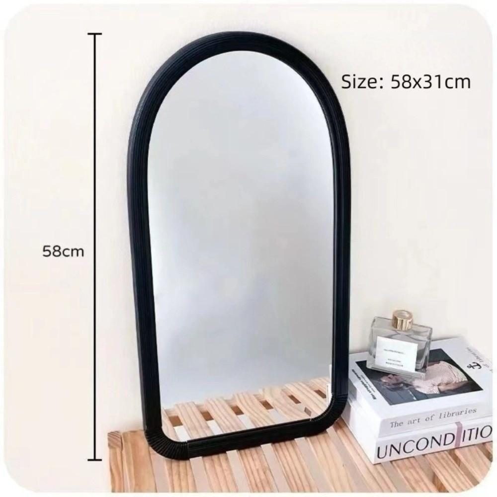 Non Slip Makeup Mirror Explosion Proof Desktop Mirror Aesthetic Student Vanity Mirror  Bathroom