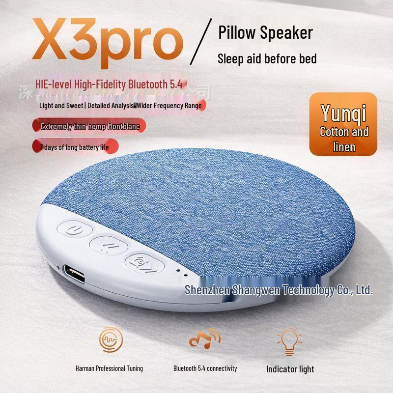 

Sleep Bear X3 Pro: Under-Pillow Speaker for Soothing Berlin Sound High-end - Full Credentials