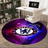 1PC round rug Chel-sea Fc  Printed Round Area Rug ,Rug For Home Office, Round Chair Rug, Decorative Carpet Fan gifts Christmas gift