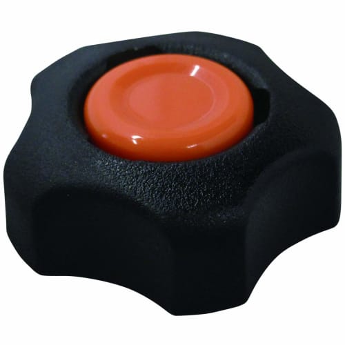 DAIDOHANT Knob Star M6 (Orange) 66 Nylon (Face A) 34 X (Height B) 13mm (1 Piece) 10184629