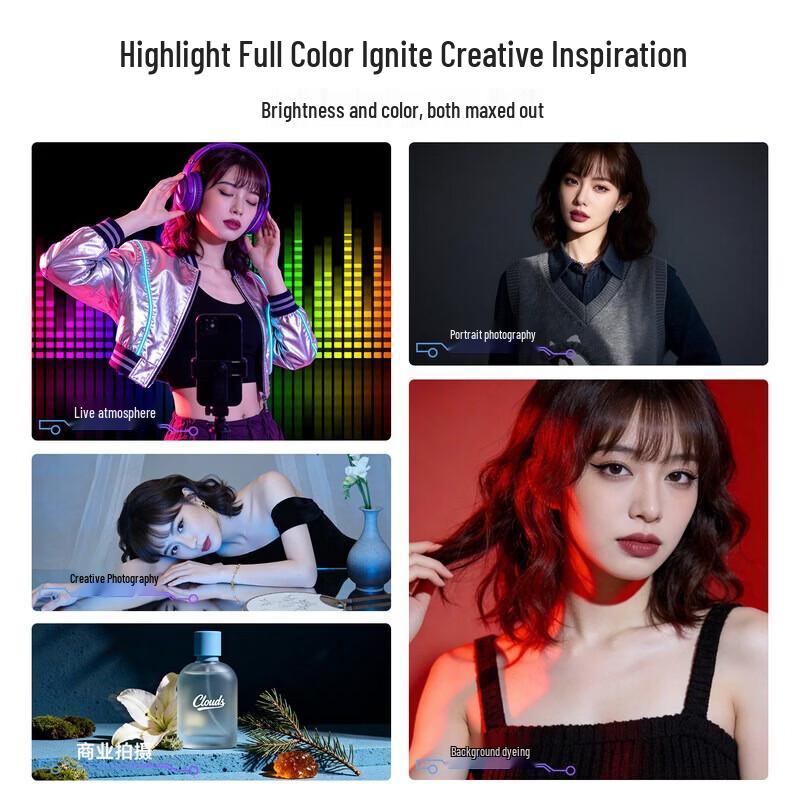 Miaotu CL500R 520W RGB LED Video Light