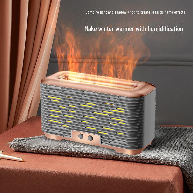 

Ультразвуковой аромадиффузор-увлажнитель воздуха Meister Flame, бесшумный, большой емкости, USB. Humidifier (USB plug)