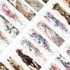 32pcs, Watercolour Horse Bookmarks, Maiden and Horse Series for Teachers, Readers and Book Lovers, Bookmarks, Gifts, Party, Birt