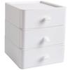 Sanguine Storage Box Small Item Storage Desktop Cosmetics Stationery Document Office 20cm X 20cm X 23cm White Drawer, Case, Storage, Storage, Storage,