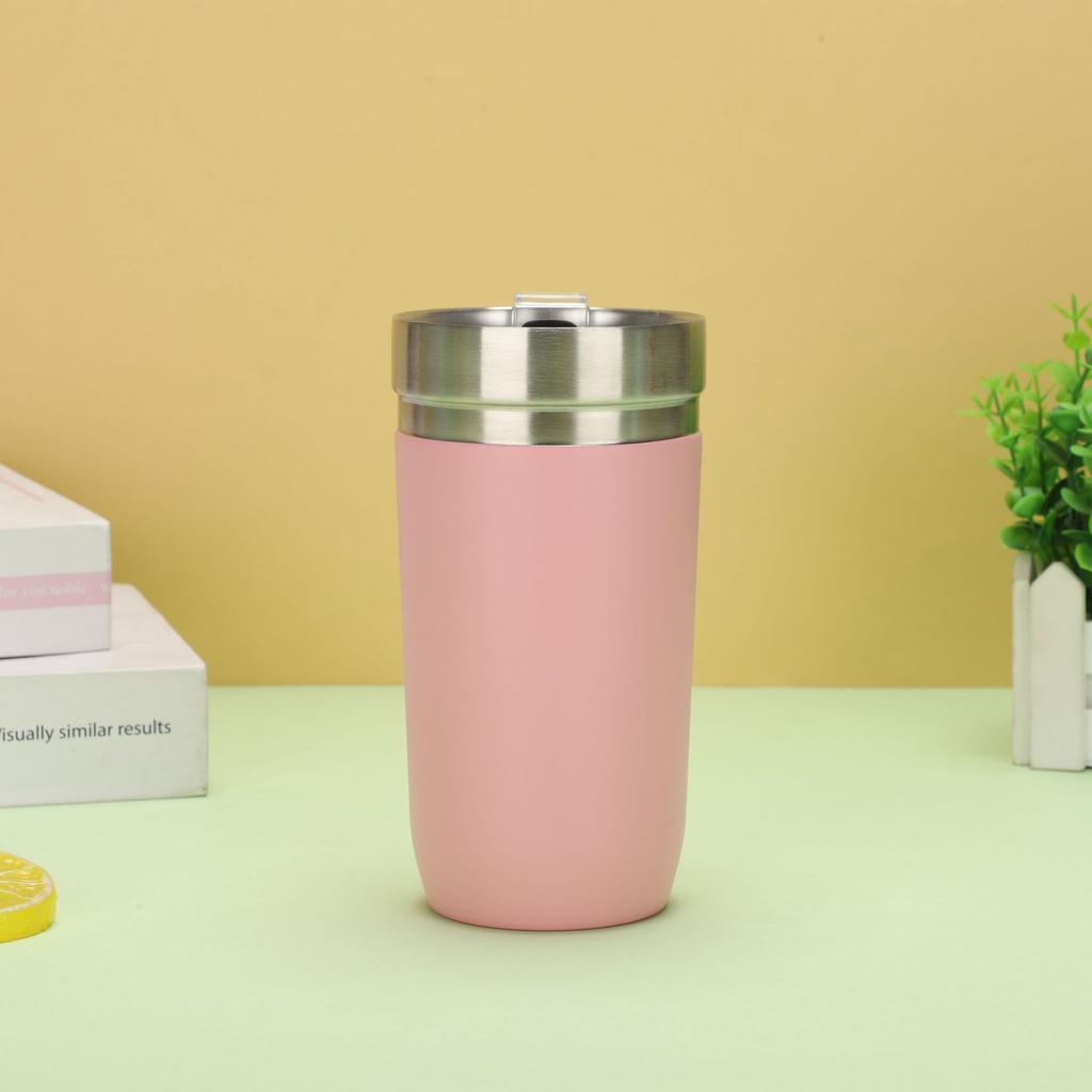 Stainless Steel Vacuum Thermos Cup Household Large Mouth Cold Drink Beer Cup Outdoor Portable Direct Drinking Coffee Cup