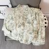 Chinese Style Ink Print Vintage Pajamas Set for Women Nightwear Autumn Casual All-match Women's Pajamas Sleepwear