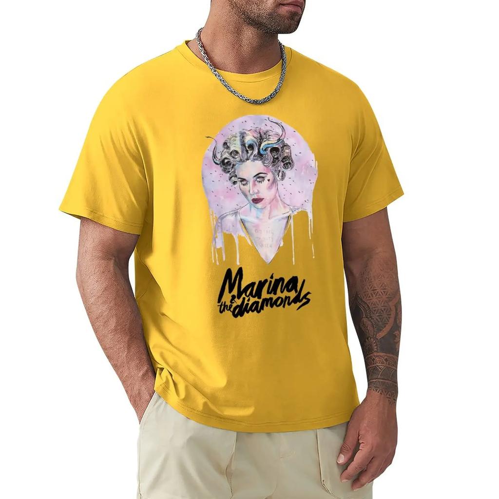 Marina and the Diamonds TShirt vintage for a boy boys whites plain white t shirts men