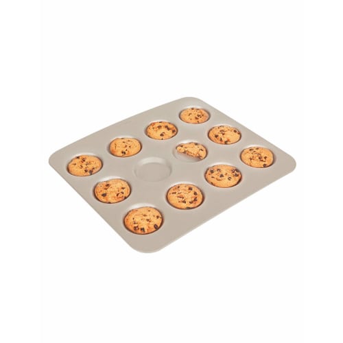 CHEFMADE Multi-Function Cake Mold, Cookie/Biscuit Mold, Cream Puff Mold, 12 Cavities, Custom Design