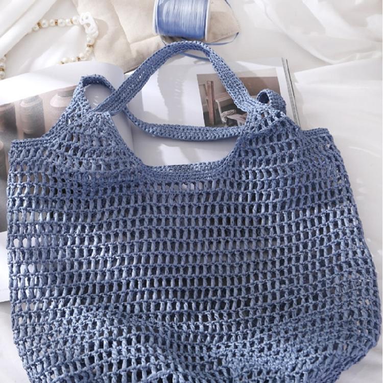 Flat Fiber Craft Cord for Crochet Weaving and Bag Making, Cotton Straw Ribbon Weaving Rope for Handmade Daily Work Use