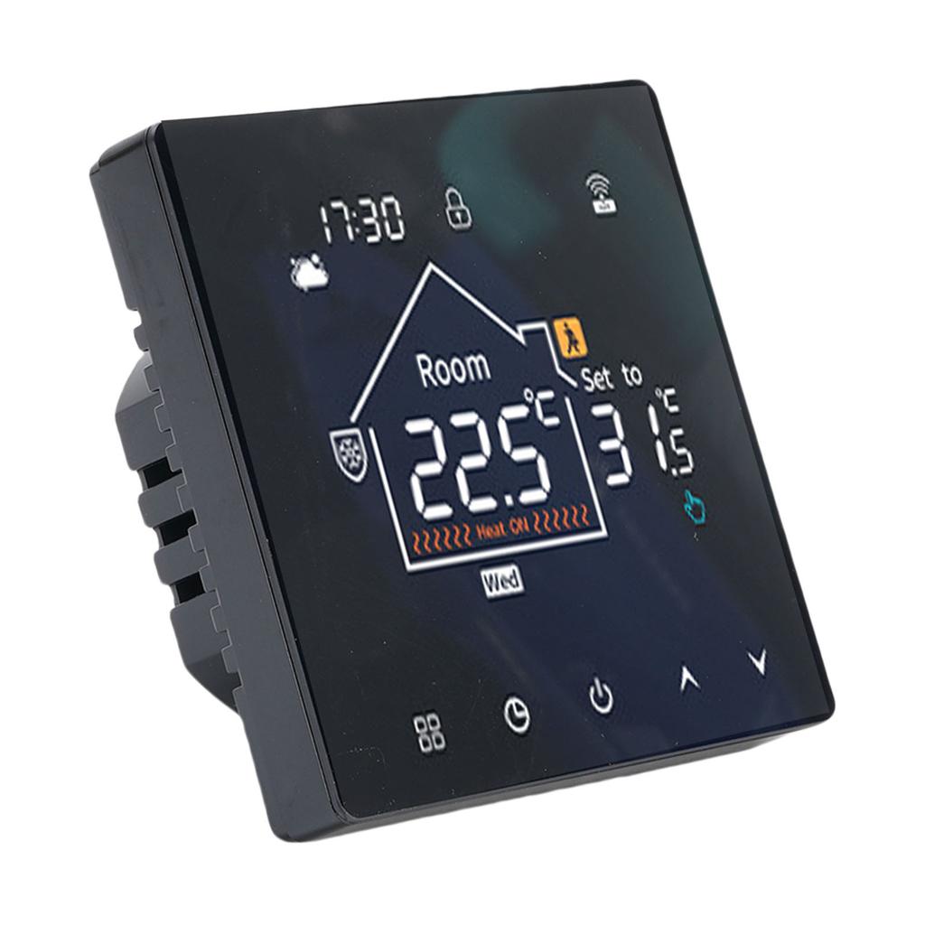 Programmierbarer Smart Thermostat Touchscreen LCD-Anzeige Wasserheizung Kesselthermostat für Zuhause Büro Einkaufszentrum Hotel